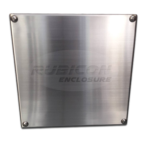 Junction Box Stainless RJ-05 Size: W250 x H250 x D150 mm. กล่องสแตนเลสกันน้ำ พร้อมแผ่นรองยึดอุปกรณ์ สแตนเลส 304 (SUS 304) ความหนา 1.5 มม.