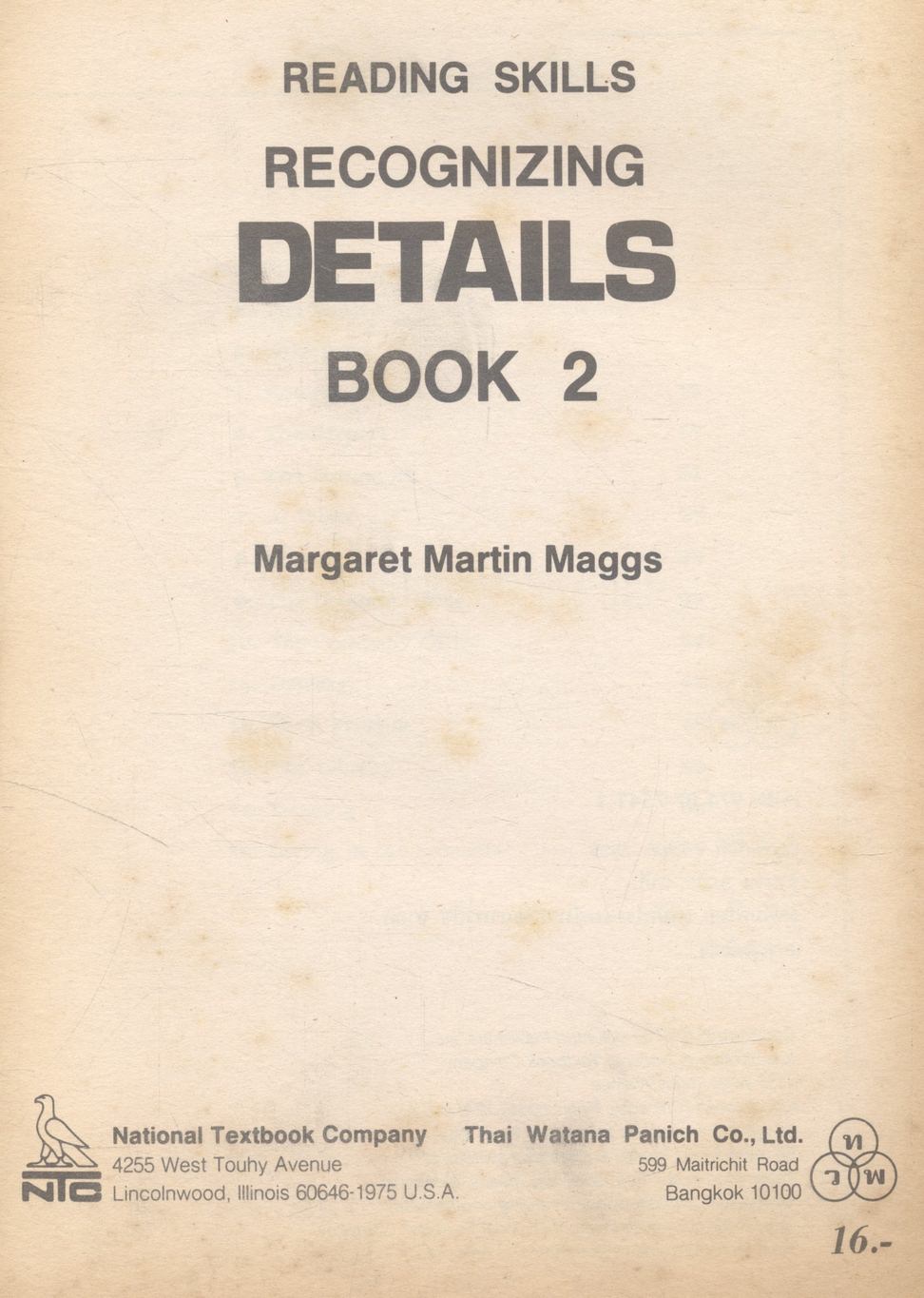 ENGLISH SURVIVAL SERIES RECOGNIZING DETAILS BOOK 2