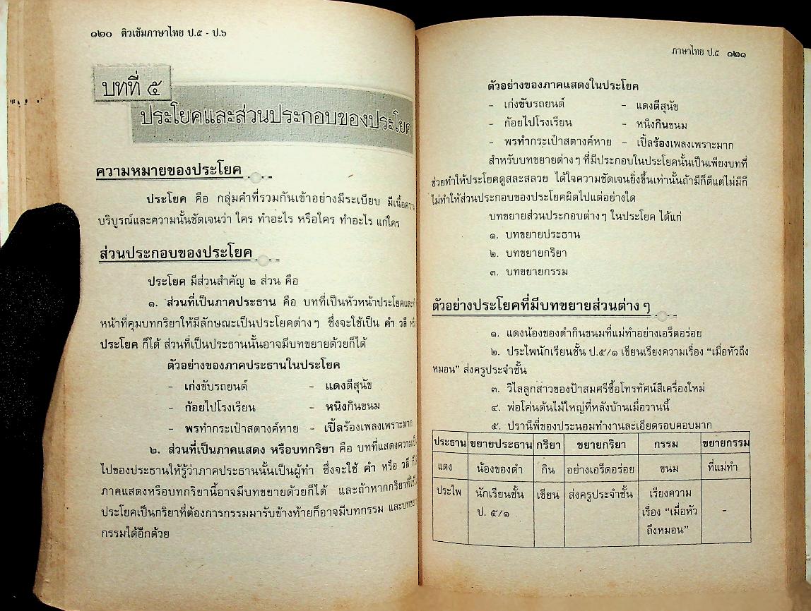 ติวเข้มภาษาไทย ป.๕ - ป.๖