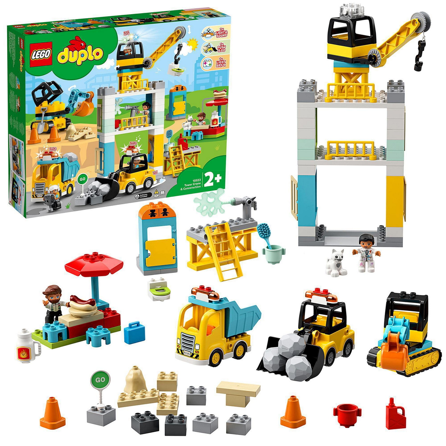 **MTS Toys**เลโก้ Lego Duplo 10933 : Tower Crane & Construction
