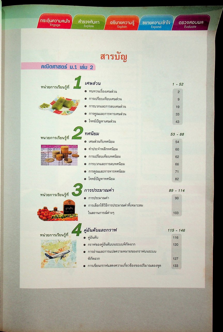 คู่มือครู หนังสือเรียน คณิตศาสตร์ ม.๑ เล่ม ๒ หลักสูตร พ.ศ. ๒๕๕๑