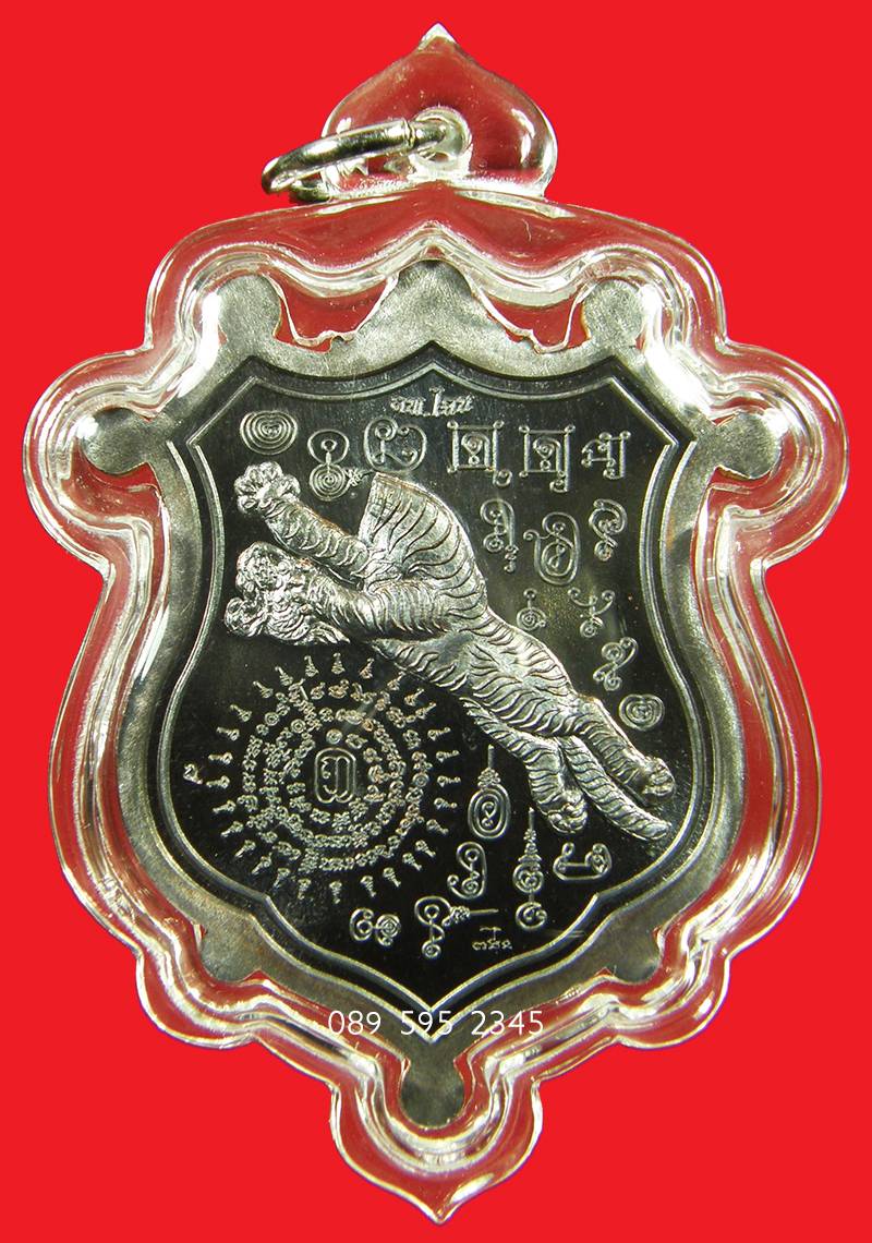 เหรียญพญาเสือ สมิงเหนือดวง หลวงพ่อไฉน ฉนฺทสาโร เนื้อทองแดง เลข 8