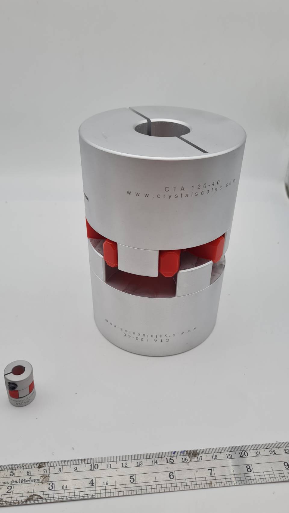 ไทย Jaw Coupling ขนาด โต 120 มิลลิเมตร และ 95 มิลลิเมตร(ทำรูเองได้)