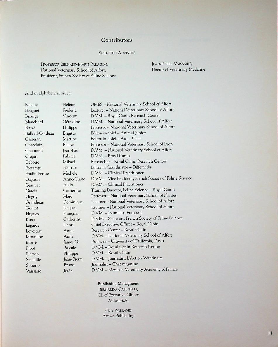 The Cat ENCYCLOPEDIA Volume 2