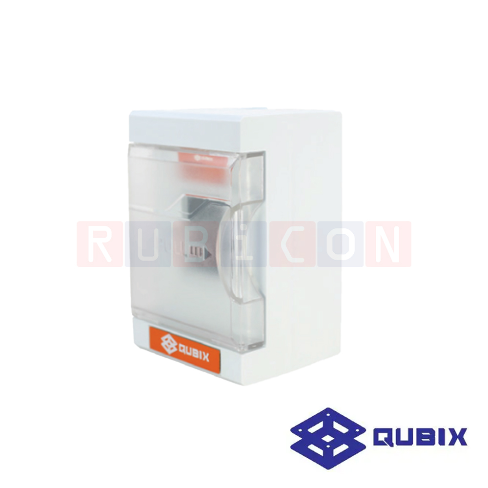 QUBIX SDBSP-4 (MCB, RCCB, RCBO) อุปกรณ์ป้องกันไฟดูด-ไฟรั่ว ตู้คอนซูมเมอร์ยูนิต (CONSUMER UNIT) ขนาด 4 ช่อง IP30