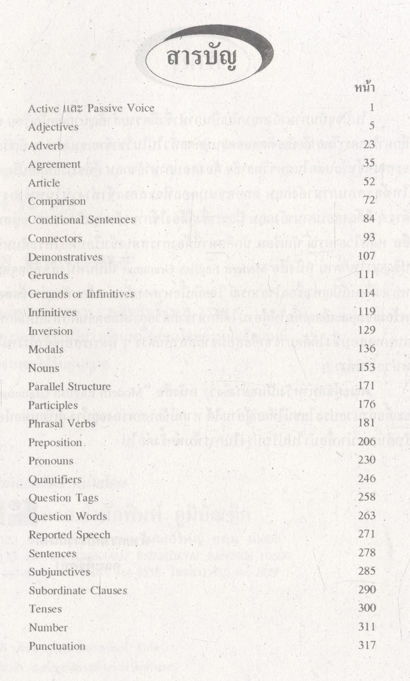 รวมหลักไวยากรณ์ ภาษาอังกฤษ ม.4-5-6 Modern English Grammar