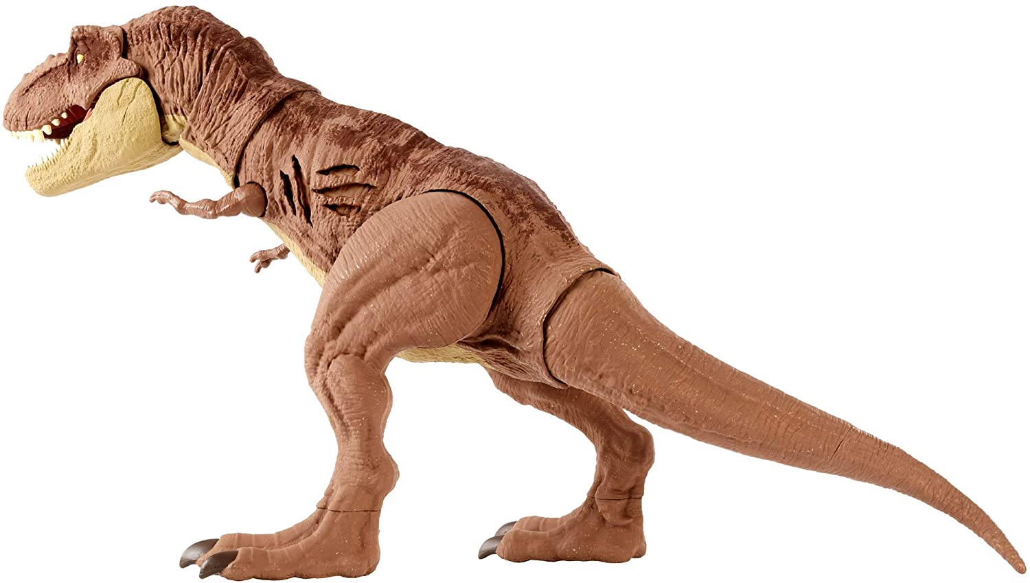 **MTS Toys**Mattel Jurassic World Camp Cretaceous : GWN26 Extreme Damage Tyrannosaurus Rex [ความยาวจากหัวถึงหาง 43 ซ.ม.]
