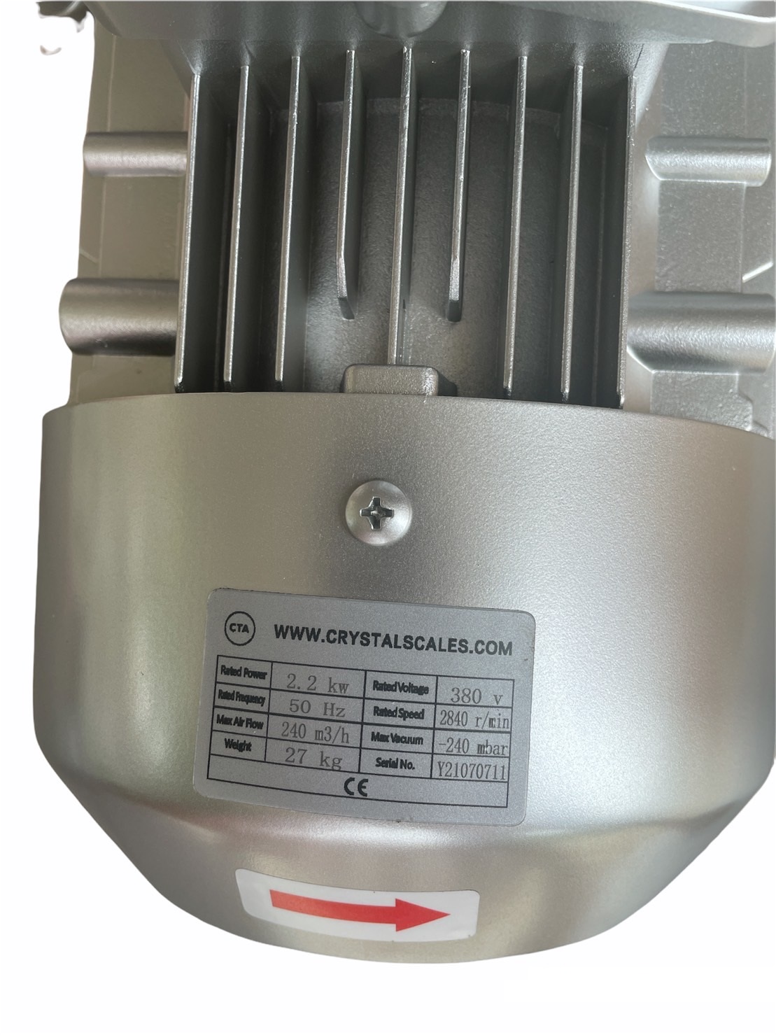 พัดลมโบรเวอร์เป่าอากาศ และ ดูดอากาศ Ring Blower CTA 2200Kw 380 V ขนาด 3 แรงม้า(2.2 KW)ใช้เติมอากาศในบ่อ เพาะเลี้ยงสัตว์น้ำ โรงงานอุตสาหกรรม