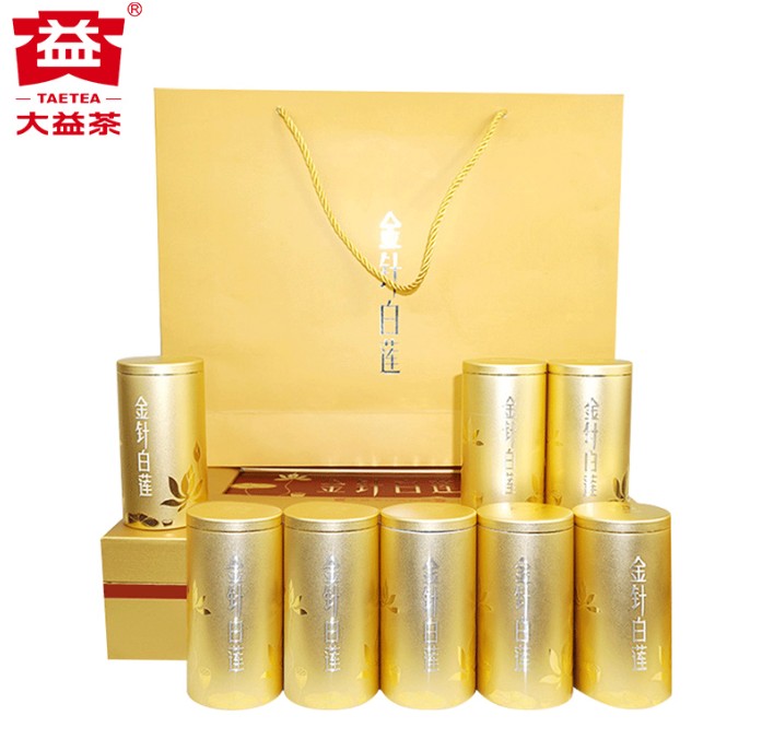 ชาผู่เอ๋อสุกต้าอี้ รุ่นจินเจินป๋ายเหลียน หลี่เหอ TAETEA 1301 (50 g)