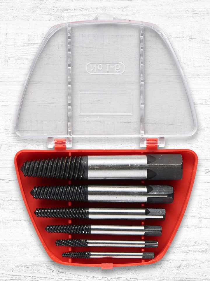 รหัสสินค้า 133 ชุดเครื่องมือถอนเกลียวซ้าย / ชุด 6 ชิ้น