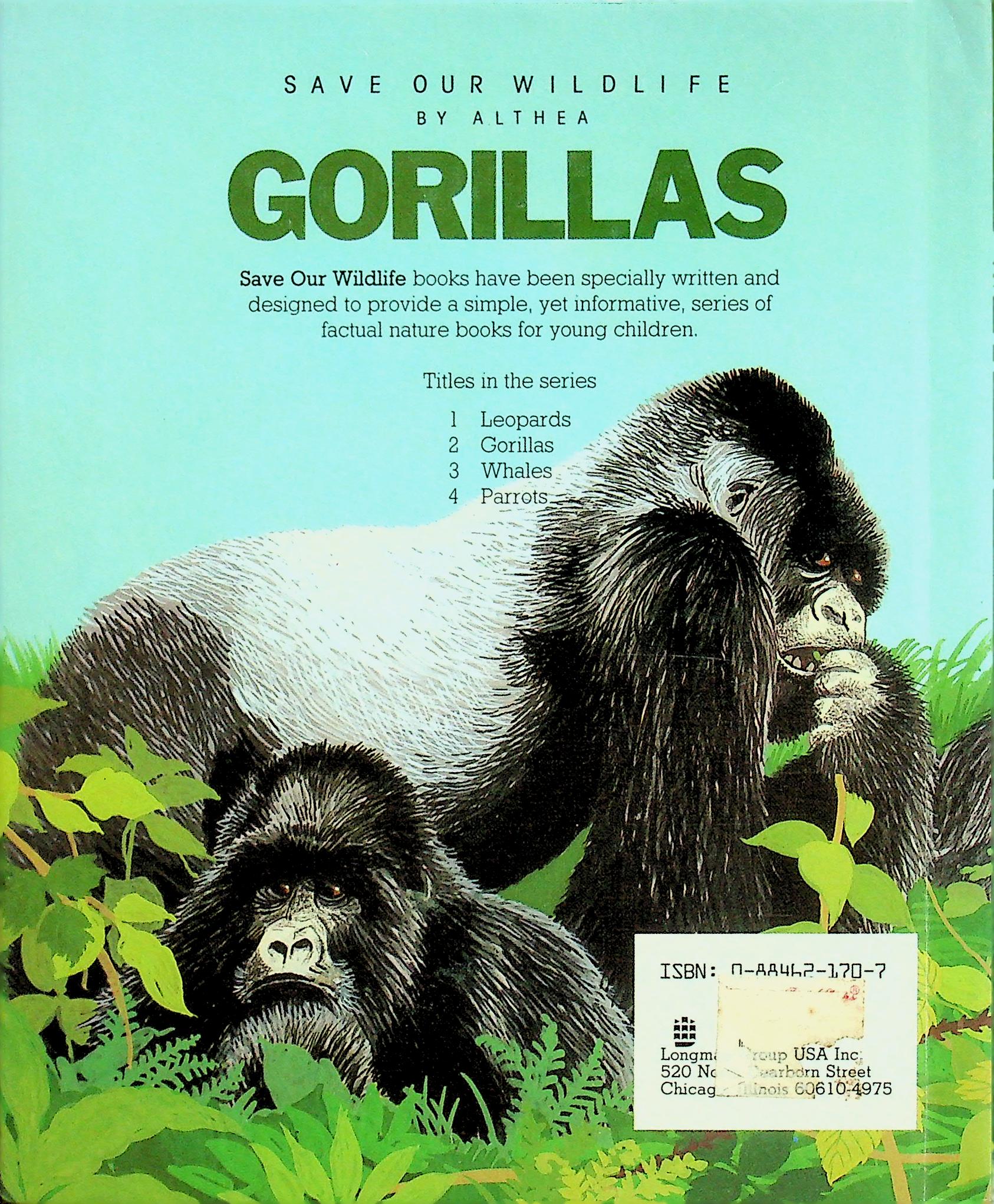 GORILLAS SAVE OUR WILDLIFE BY ALTHEA