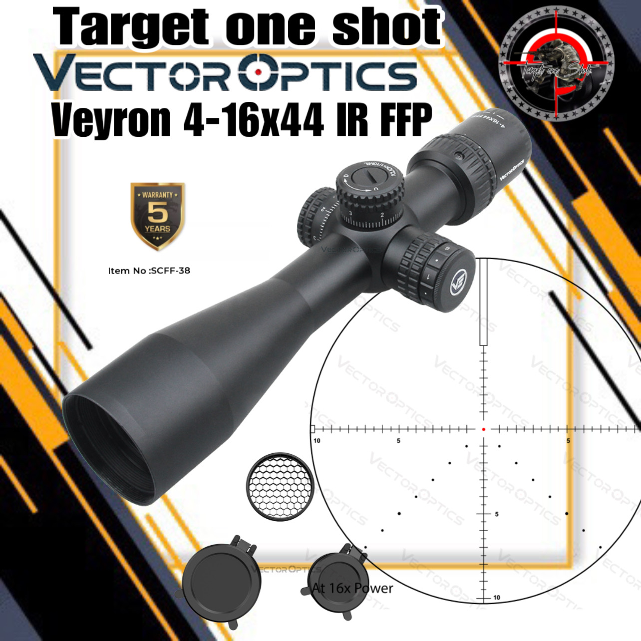 VECTOR OPTICS Veyron 4-16x44 IR FFP