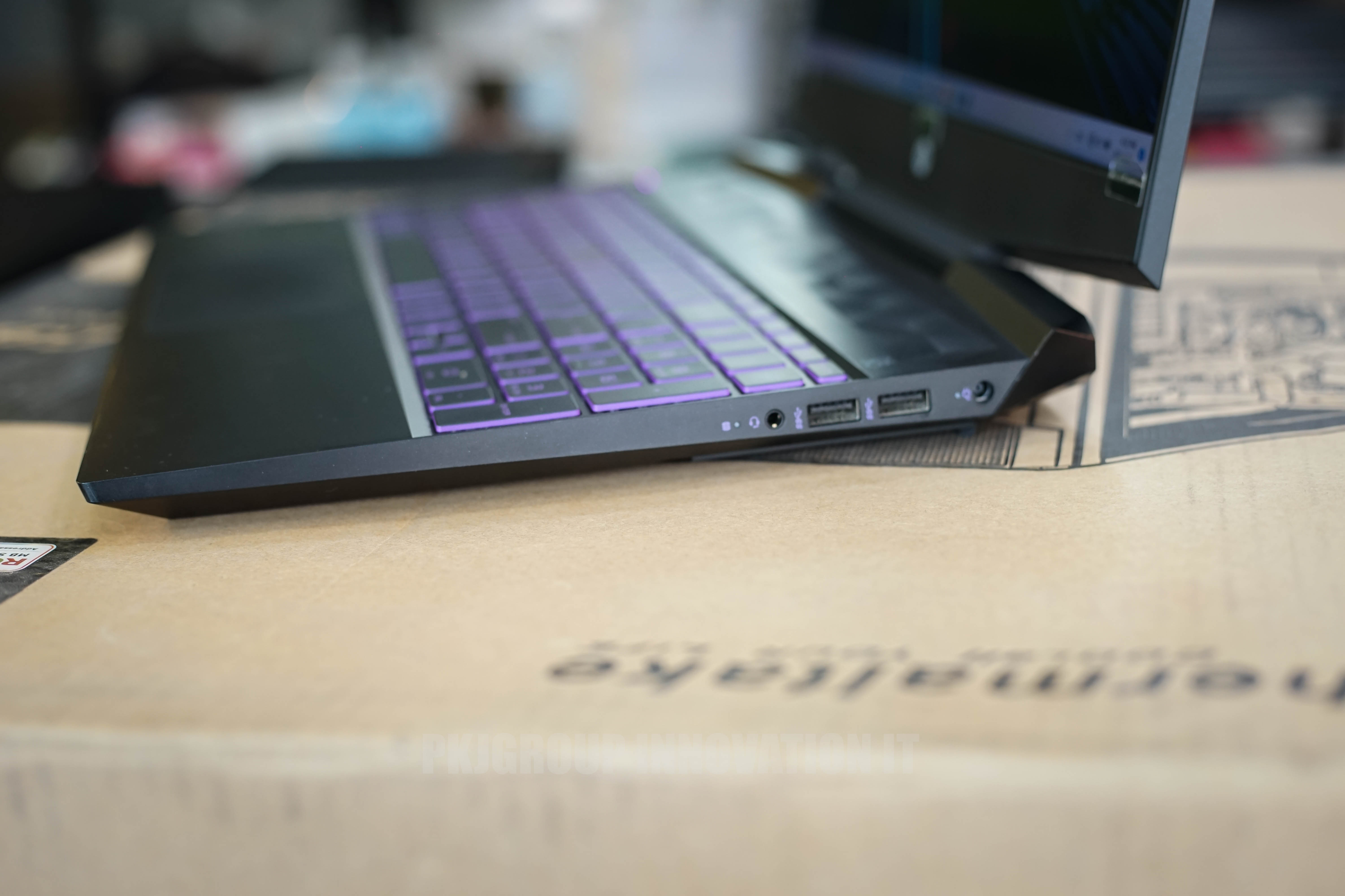 โน๊ตบุ๊คมือสอง HP Pavilion 15-dk0146TX Intel core i5-9300H RAM 16 GB SSD 250 GB GTX1650