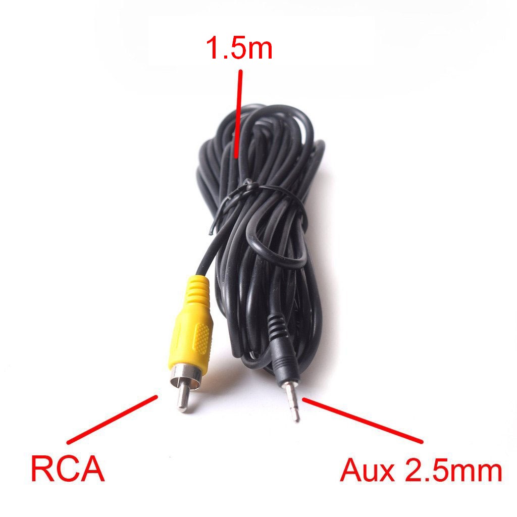 RCA Male Cable to AV-IN 2.5mm adapter