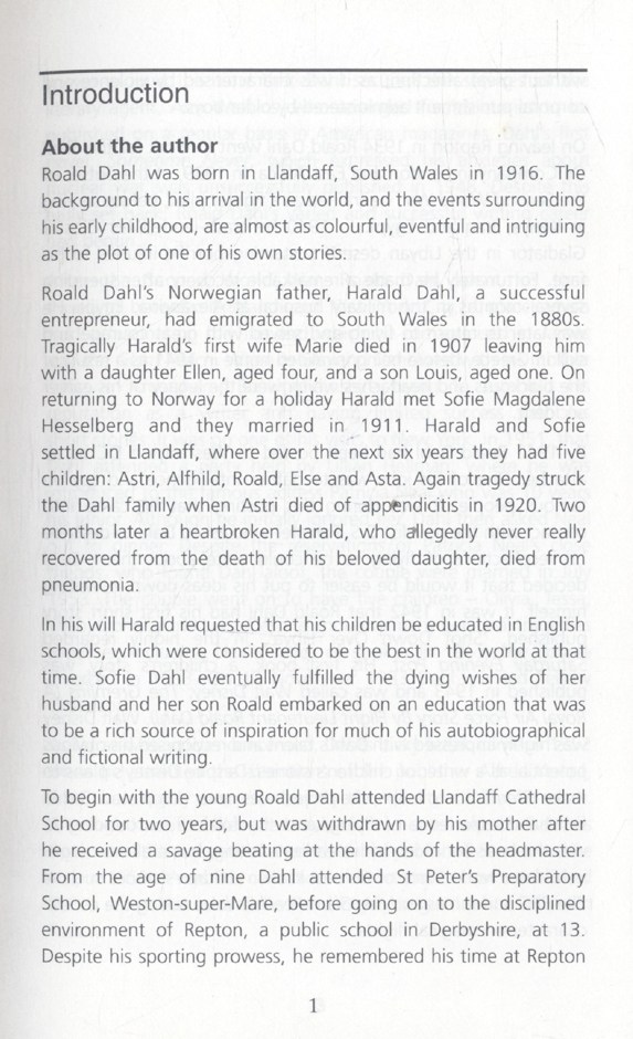 A Roald Dahl Selection