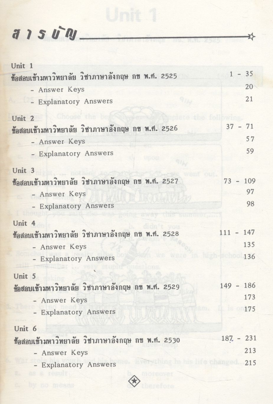 เฉลยข้อสอบ ภาษาอังกฤษ กข เตรียมสอบเข้ามหาวิทยาลัย