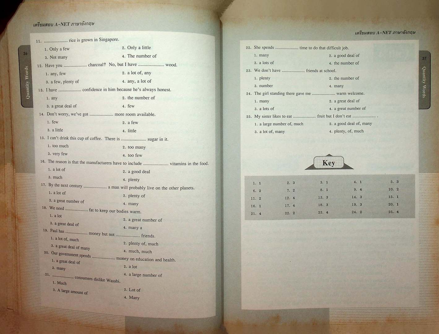 เตรียมสอบ A-NET ภาษาอังกฤษ