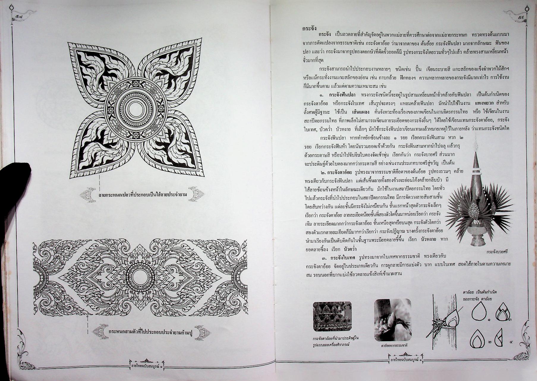 เส้นสายลายไทย ชุด ลายไทยฉบับสมบูรณ์ ๑