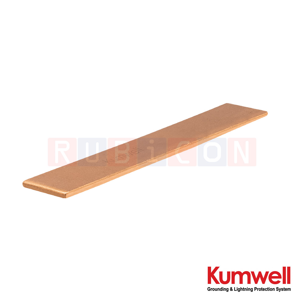 KUMWELL COBCT-253 เทปตัวนำ (ทองแดงเปลือย) สายตัวนำทองแดงสายแบน (Tape Conductor (Bare Copper)) Size 25x3 mm (75 mm²)