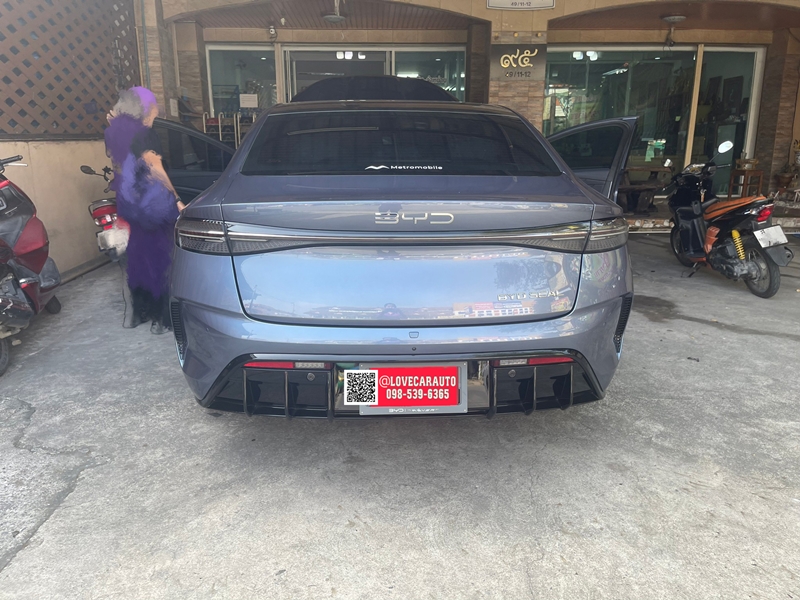 พรมกระดุม Byd SeAL กระดุมเล็กสีเทา