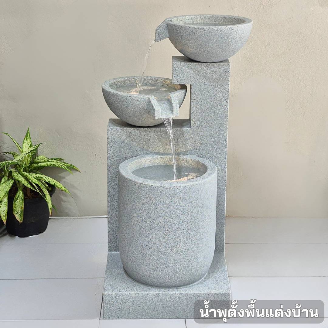 น้ำพุตั้งพื้นแต่งบ้าน รุ่นGranilite NZ16268JA เหมาะสำหรับตั้งวางหน้าบ้าน หน้าสำนักงานบริษัท น้ำพุขนาดใหญ่เสริมฮวงจุ้ย