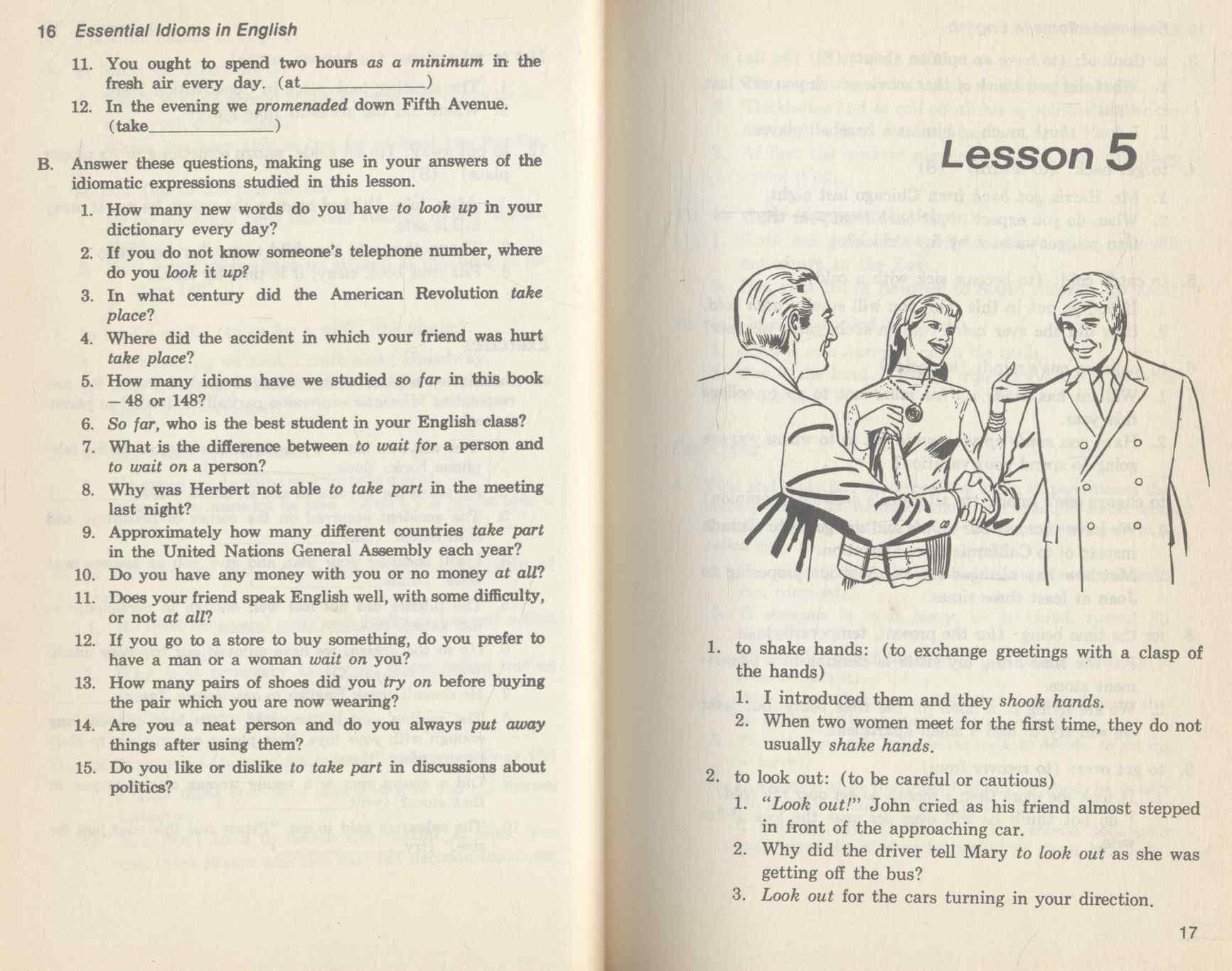 ESSENTIAL IDIOMS IN ENGLISH