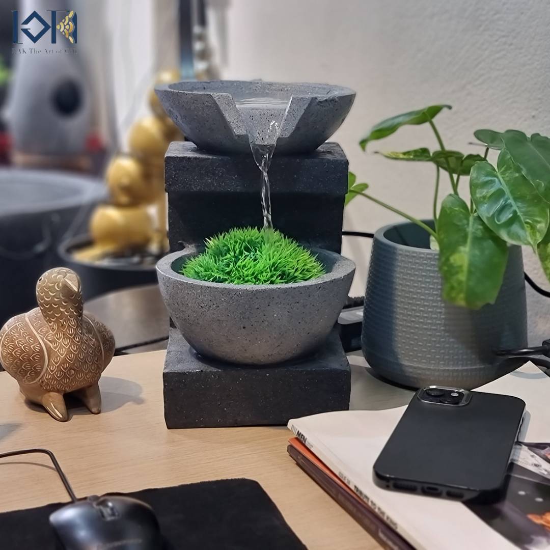 น้ำพุล้นตั้งโต๊ะรหัสสินค้า2375 ของขวัญมงคลเสริมฮวงจุ้ย ตกแต่งบ้าน ตั้งวางโต๊ะร้านค้า ที่ทำงาน