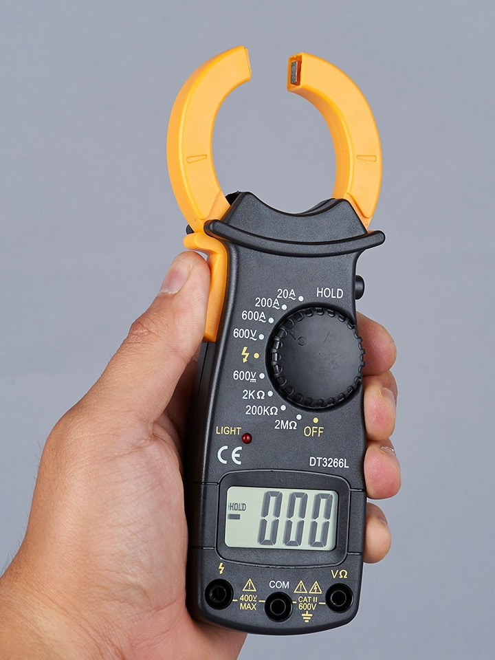 รหัสสินค้า 171 คลิปแอมป์ แคลมป์มิเตอร์ Digital clamp meter เครื่องมือวัดกระแสไฟฟ้าพร้อมจอ LCD