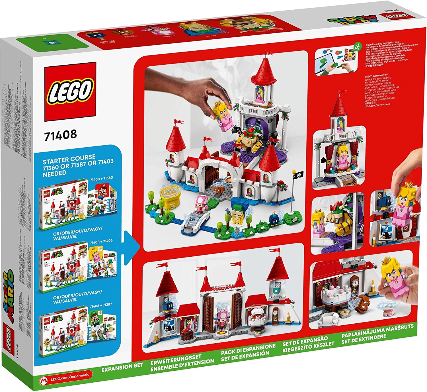 **MTS Toys**เลโก้ Lego 71408 Super Mario : Peach's Castle