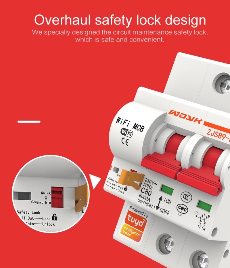 WiFi Circuit Breaker 2P /3P 3Phase