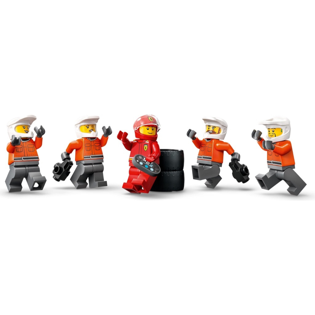 **MTS Toys**เลโก้ Lego 60443 City : F1 Pit Stop & Pit Crew with Ferrari Car