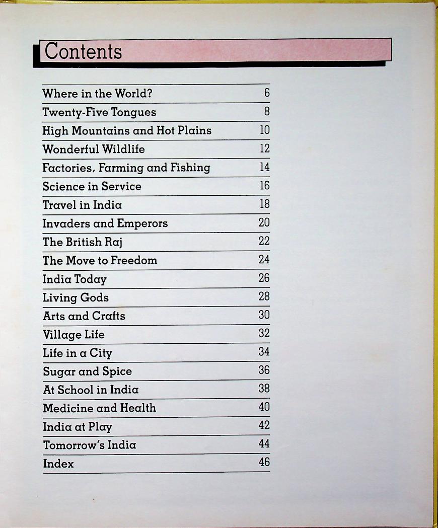 PEOPLE & PLACES India