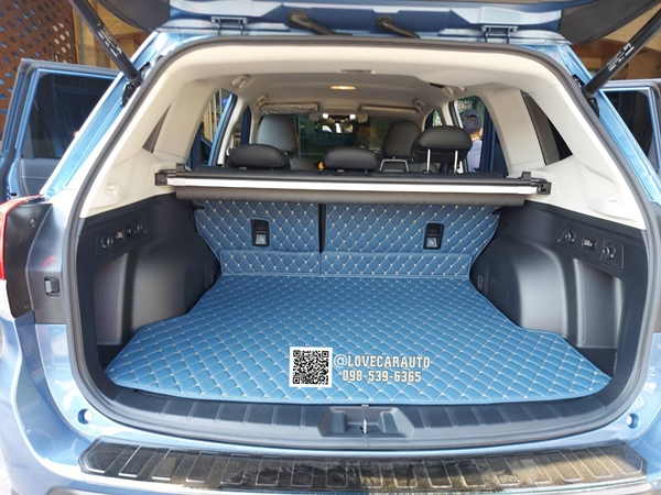 พรมปูพื้นรถยนต์ 6D Subaru Forester 2023 สีน้ำเงิน