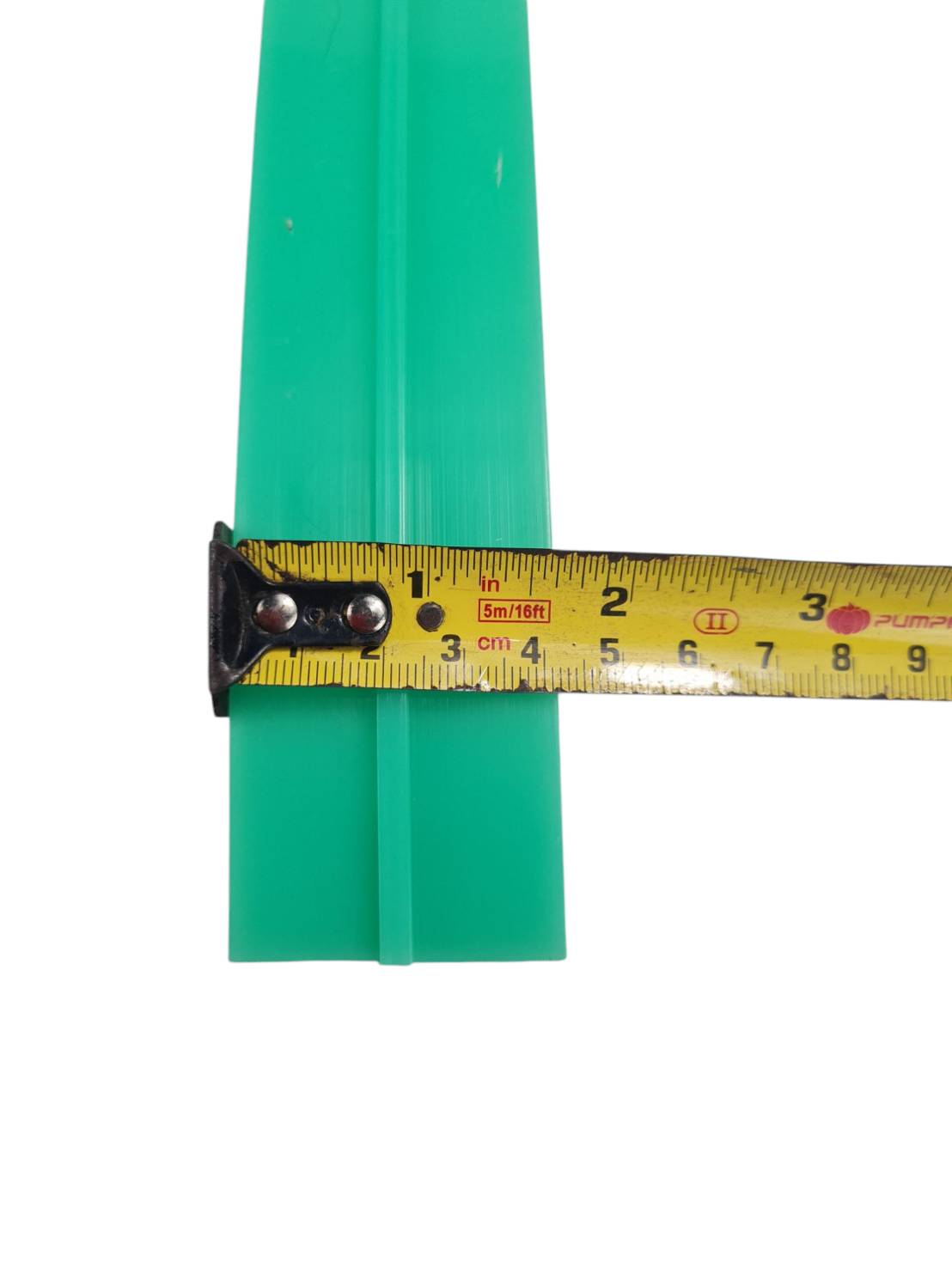 Top chain Wear strips D509 PE material, Green color พราสติกรองสามยพาน Top chain ขนาด 25 มิลลิเมตรแรงเสียดทานต่ำยาว1เมตร