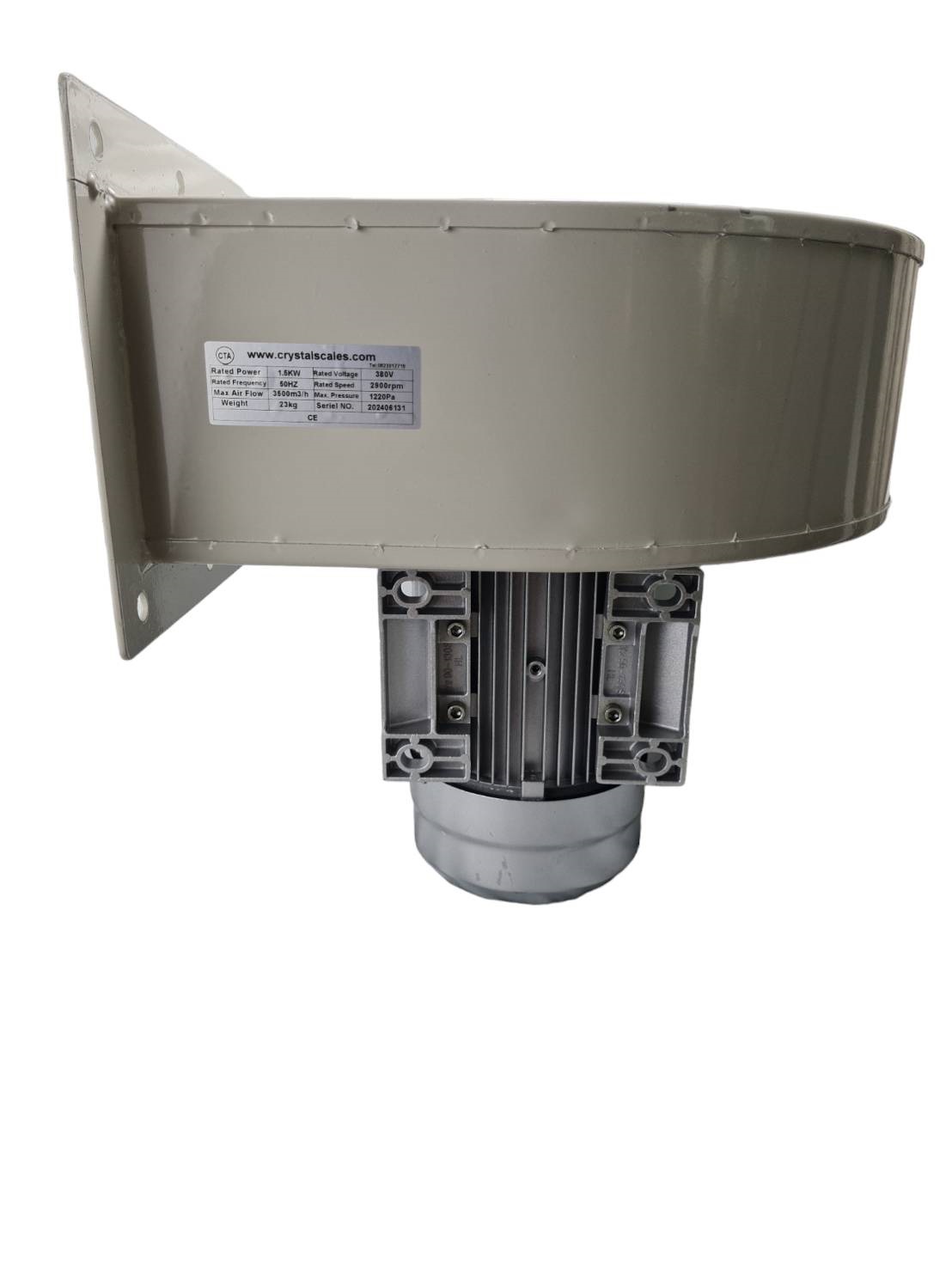 โบเวอร์ดูดและเป่าอากาศสำหรับงานอุตสาหกรรมขนาด2แรงม้า(1500W)ไฟ 380V Air blower กรงกระลอก