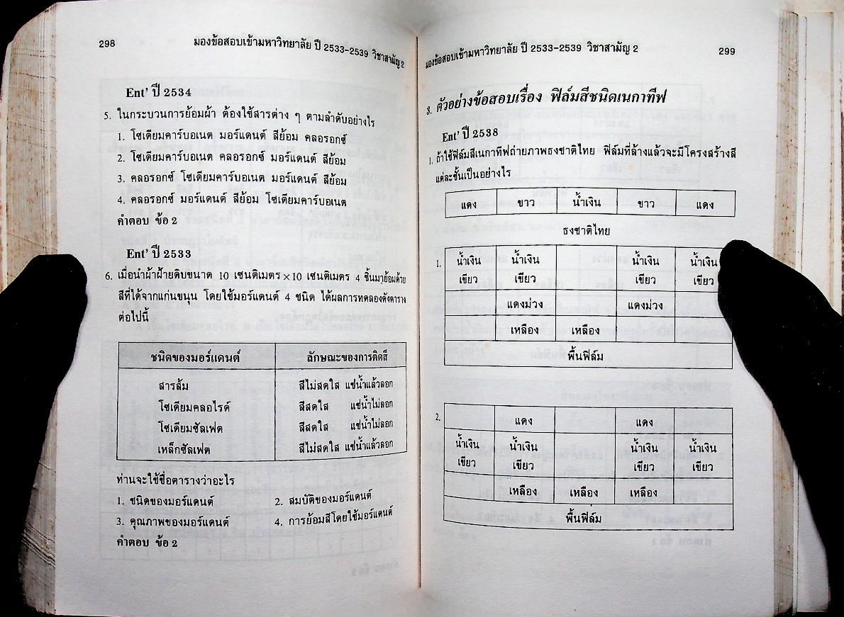มองข้อสอบเข้ามหาวิทยาลัย ปี 33-39 สามัญ 2