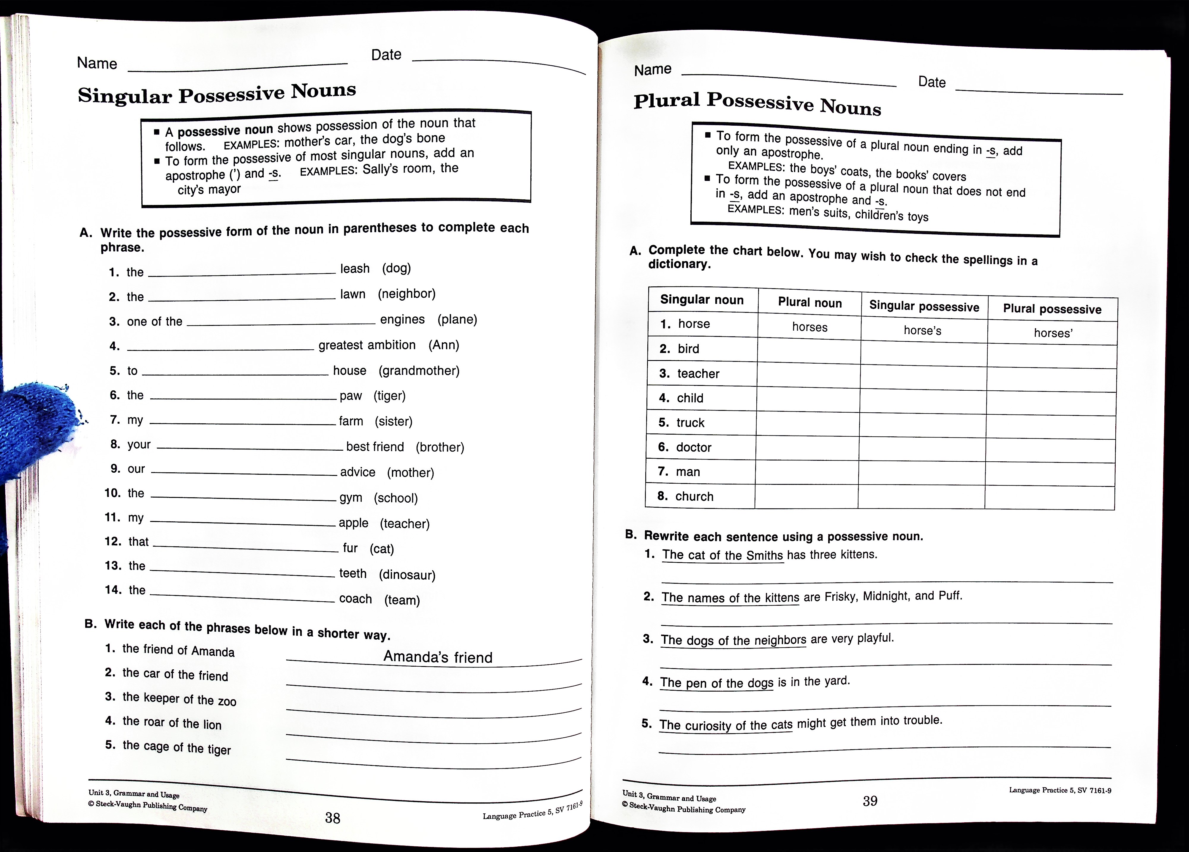 LANGUAGE PRACTICE Grade 5