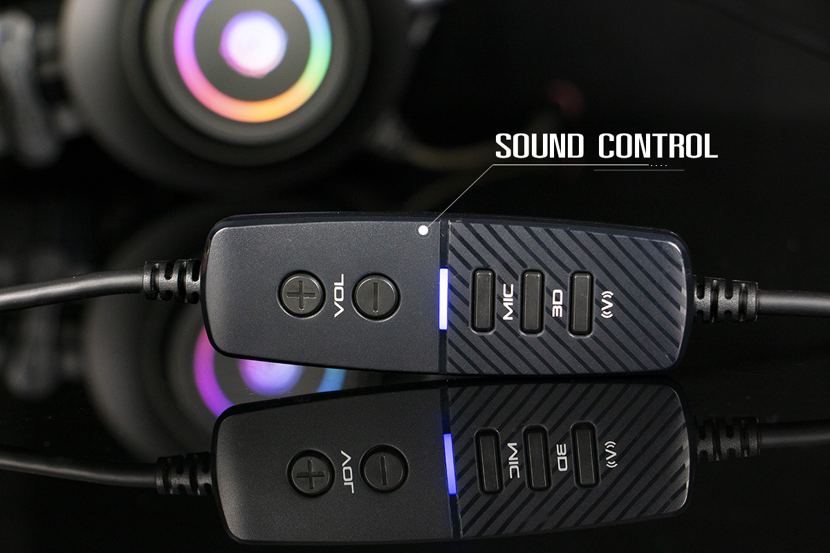 หูฟังเกมส์มิ่ง(7.1) NEOLUTION E-SPORT รุ่น LYRA RGB (BLACK)