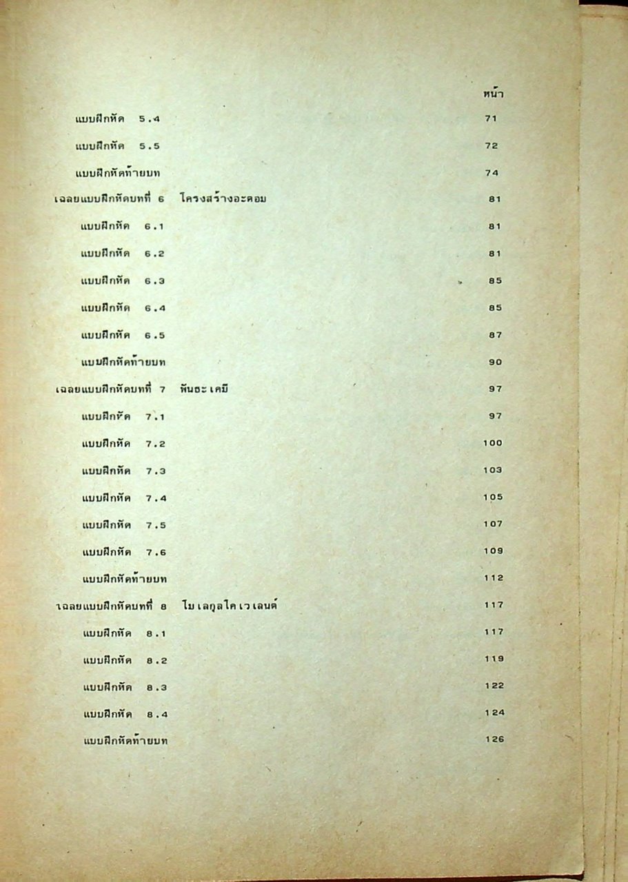 เฉลยแบบฝึกหัดเคมีในแบบเรียน ม.4-5-6 เล่ม 1-6 (031, 032, 033, 034, 035, 036)
