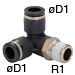 PVX Tripod Elbow