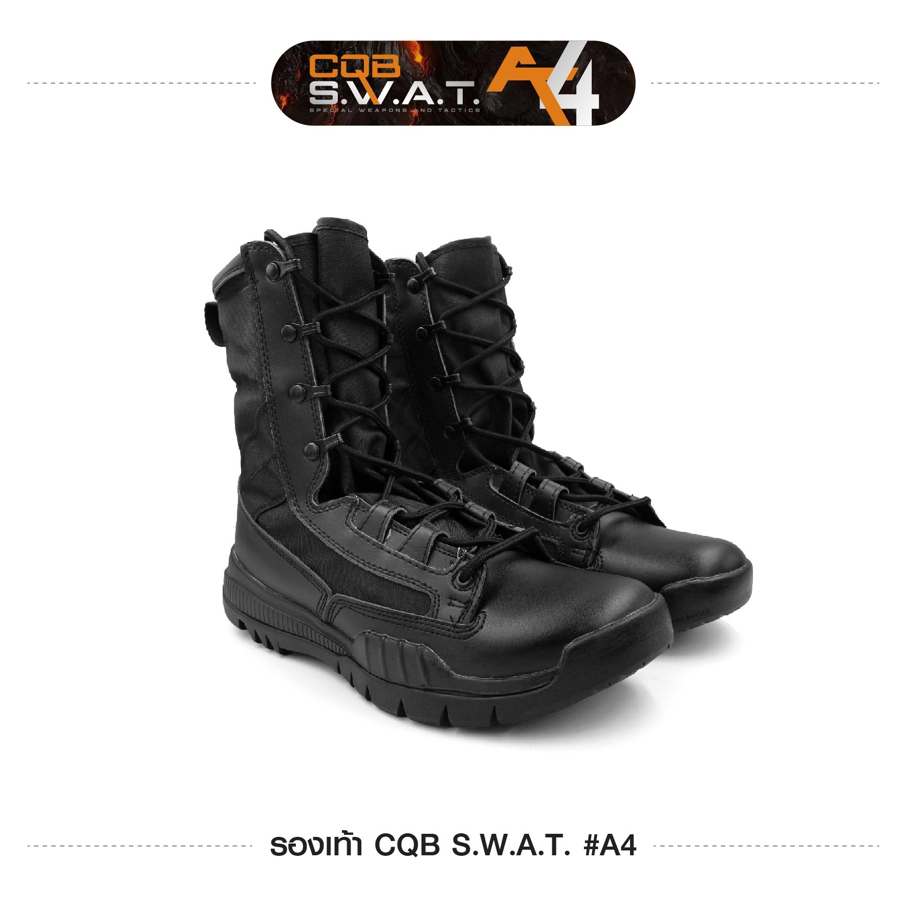 🇹🇭 464 ไทยแลนด์ แทคติคอล รองเท้า CQB SWAT A4 รองเท้าคอมแบทจังเกิ้ล รองเท้าทหาร รองเท้ายุทธวิธี รองเท้าบูท
