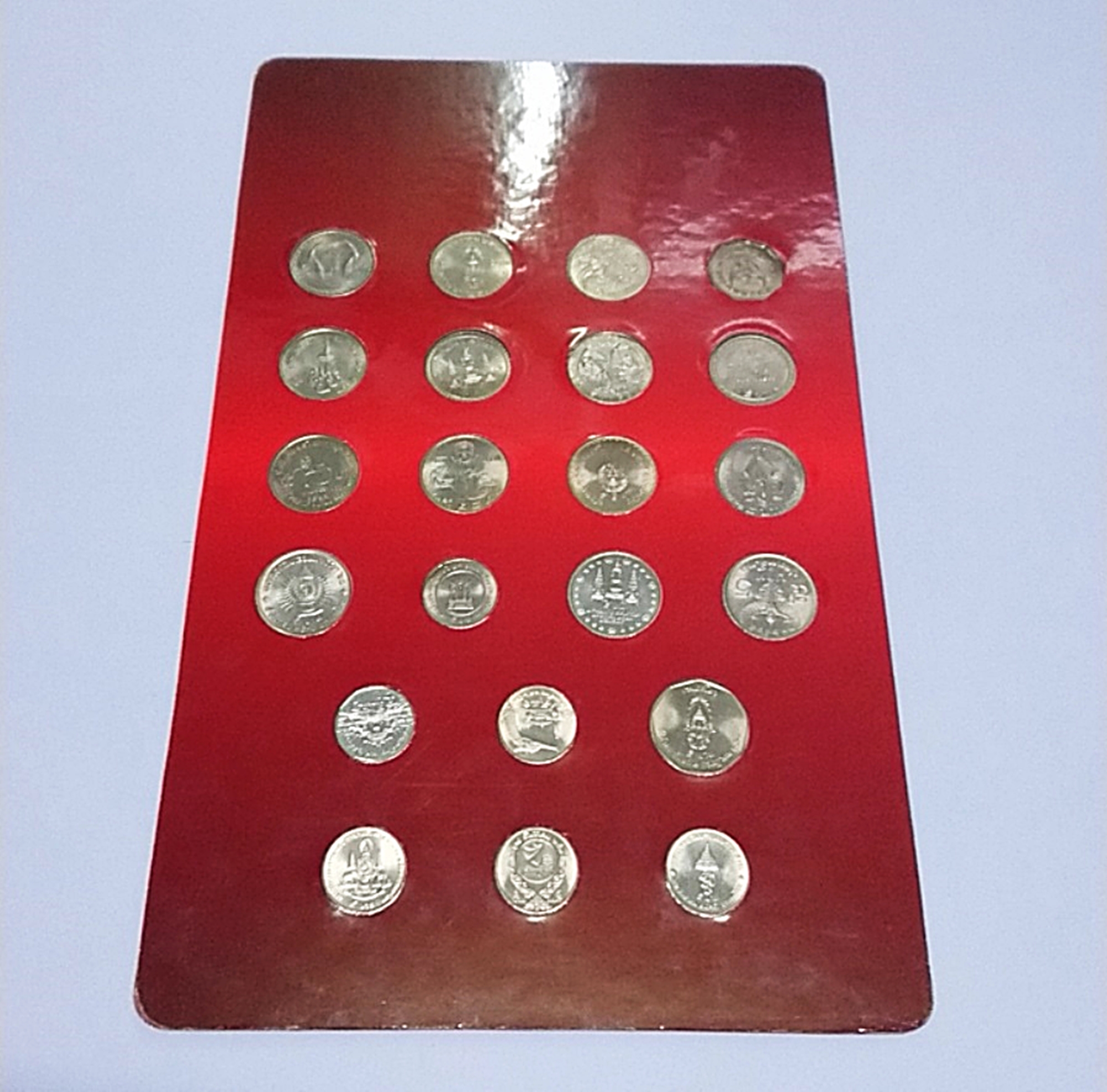 เหรียญ 5 บาท ครบชุด 22 วาระ เหรียญใหม่ unc บรรจุแผงเหรียญ