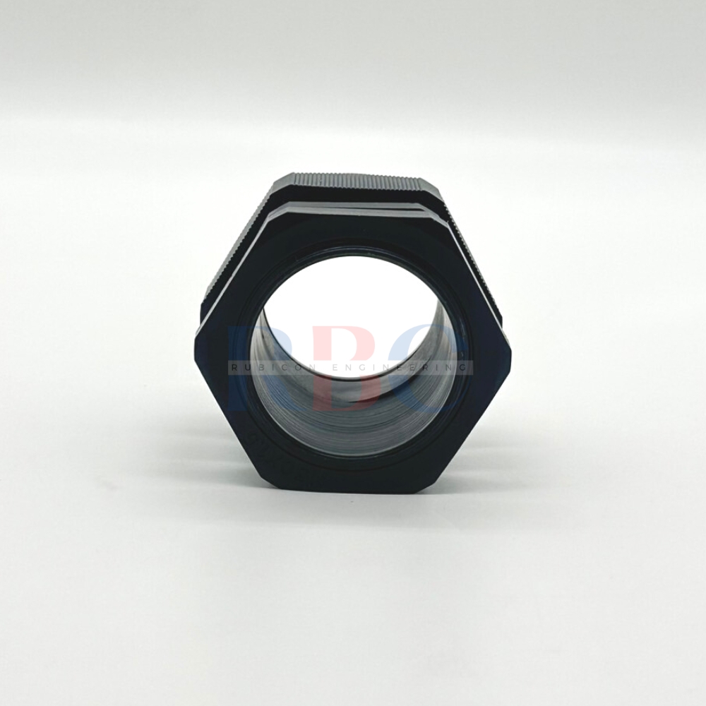 CPB-M40 เคเบิ้ลแกรนด์พลาสติก ไนล่อน เกลียว METRIC (M) สีดำ ( NYLON CABLE GLAND )