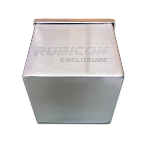 PULL BOX STAINLESS RP-05 Size : W250 x H250x D100 mm. กล่องพักสายสแตนเลส พูลบ๊อกซ์สแตนเลส สแตนเลส 304 (SUS 304) ความหนา 1.5 มม.