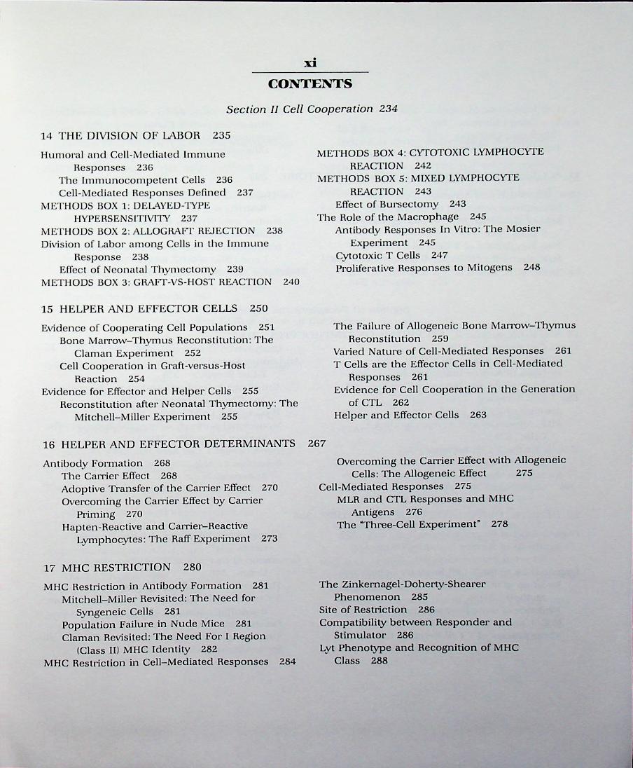 IMMUNOLOGY: A SYNTHESIS