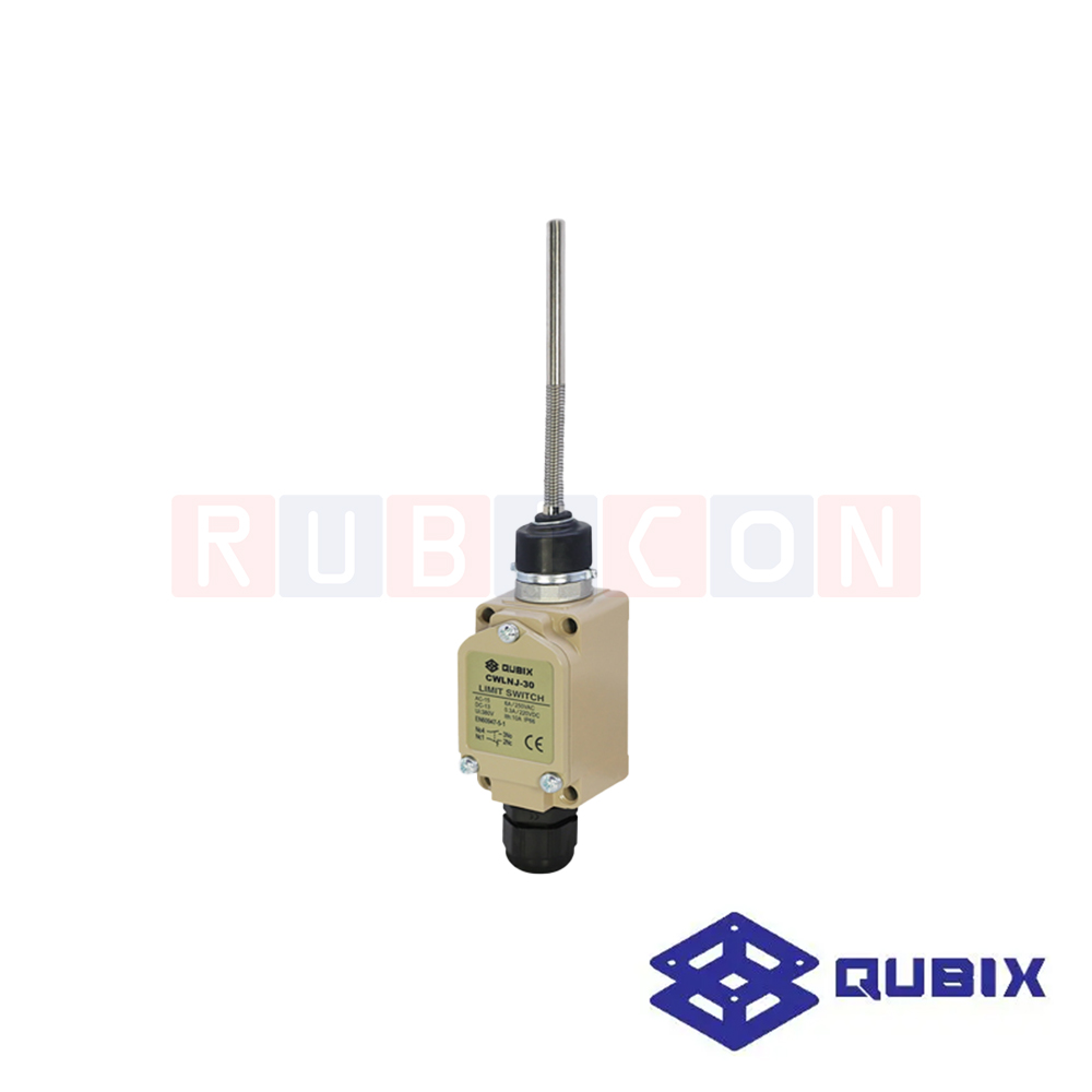 QUBIX CWLNJ30 ลิมิตสวิตช์ METAL STICK (5.0 DIA.) 10A / 250V DPDT 1NO, 1NC SCREW TYPE (LIMIT SWITCHES CWL SERIES)
