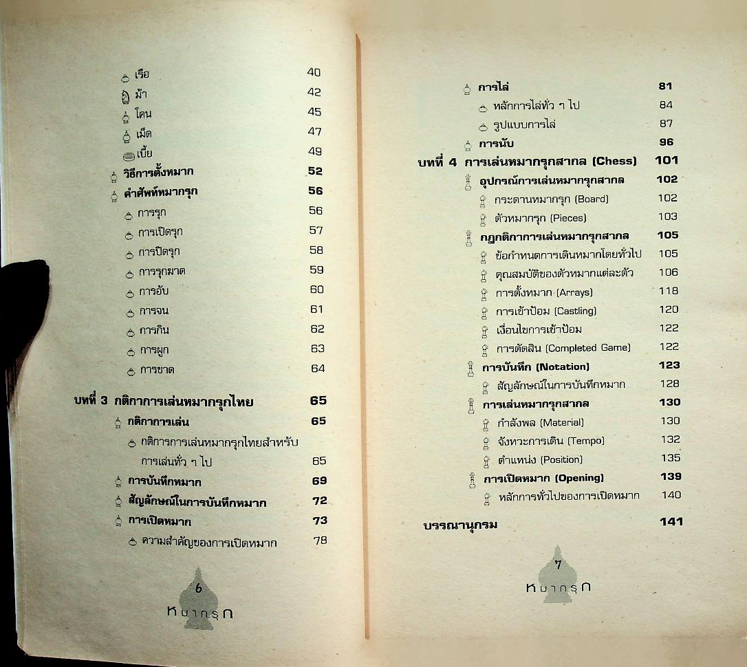 หมากรุกไทย-สากล