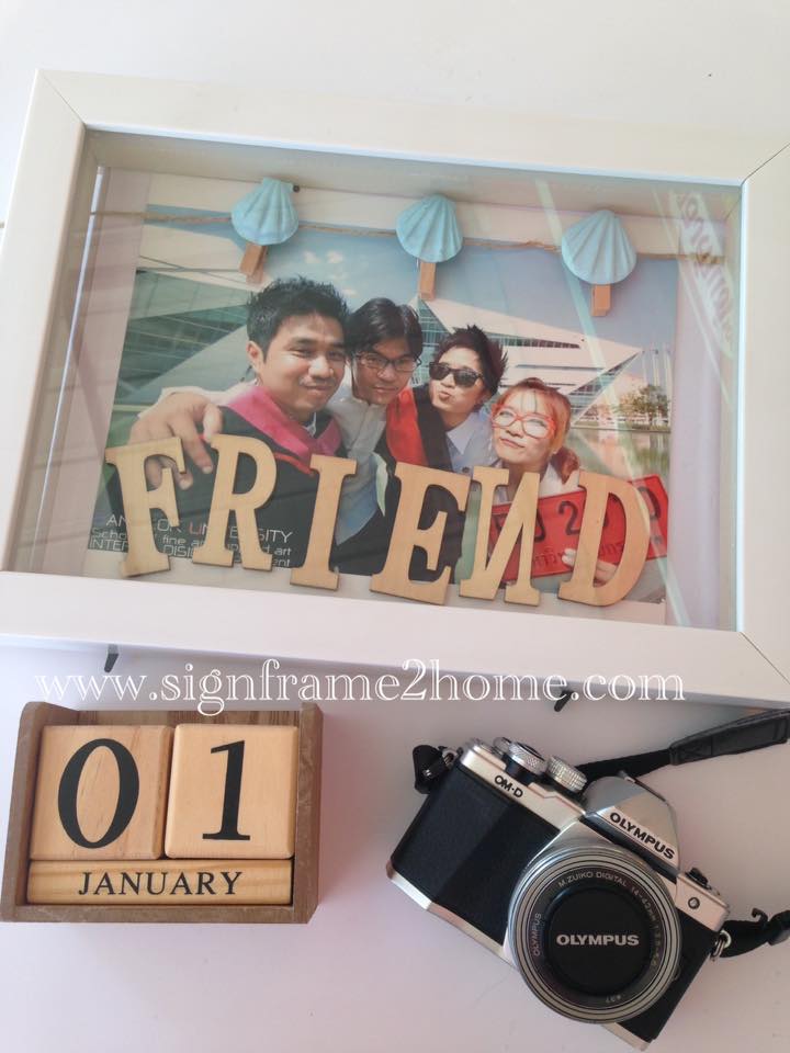 กรอบรูปทรงลึก + การ์ด