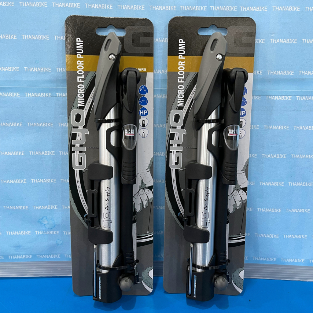 สูบลมจักรยานแบบพกพา GIYO รุ่น GM-71 รองรับแรงดันสูงสุด 140 PSI