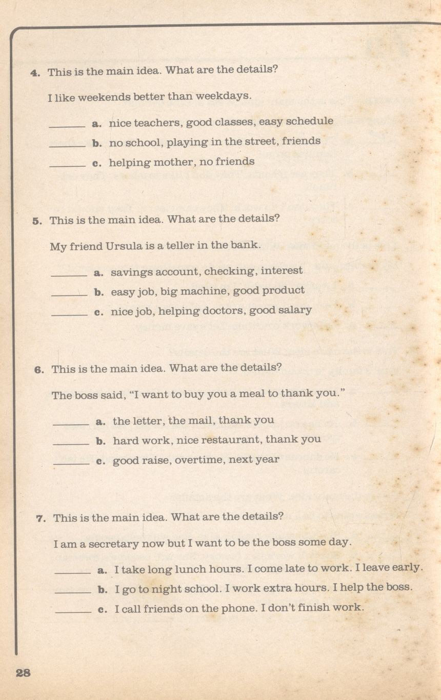 ENGLISH SURVIVAL SERIES RECOGNIZING DETAILS BOOK 2